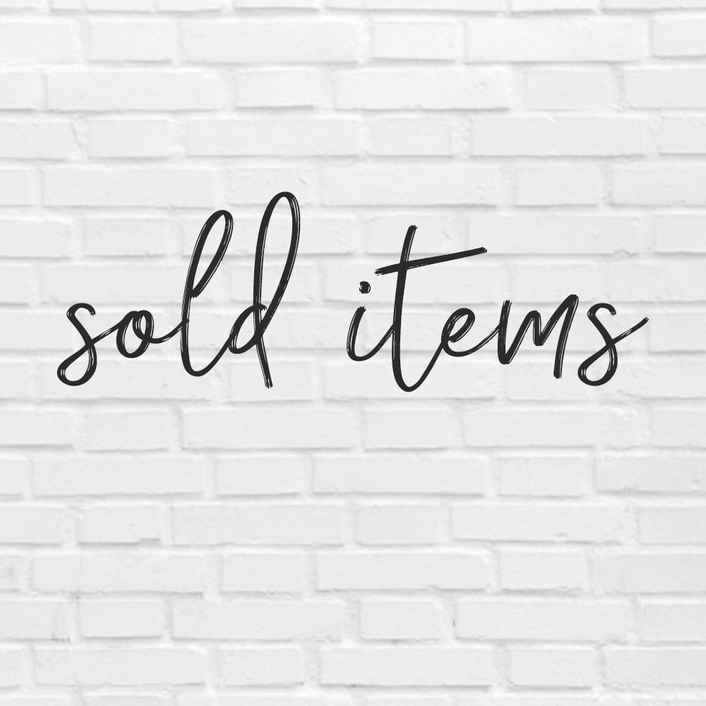 All Items Beyond This Point Are Sold